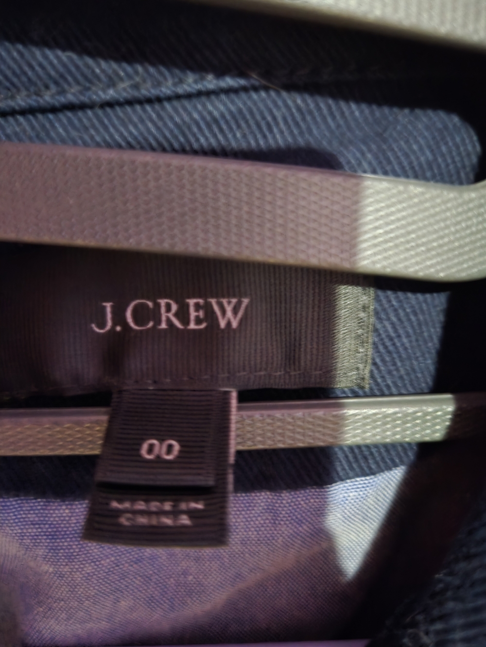 J. Crew Navy Double-Breasted Peacoat with Contrast Buttons - Picture 3 of 3